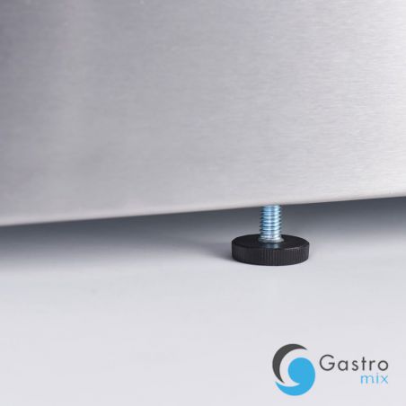 płyta grillowa gazowa, gładka, 13 kW, G20, chrom | 9737110 STALGAST 