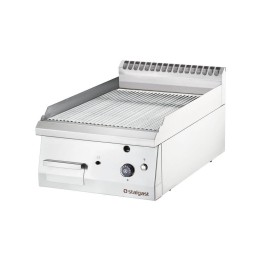 płyta grillowa gazowa, ryflowana, 6.5 kW, G30, chrom | 9736230 STALGAST
