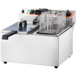 frytownica elektryczna, 2-komorowa, pozioma, Caterina, V 2x5 l, P 2x3 kW | 746079 STALGAST