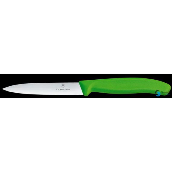 Victorinox Swiss Classic Nóż do jarzyn, gładki, 10 cm, zielony 