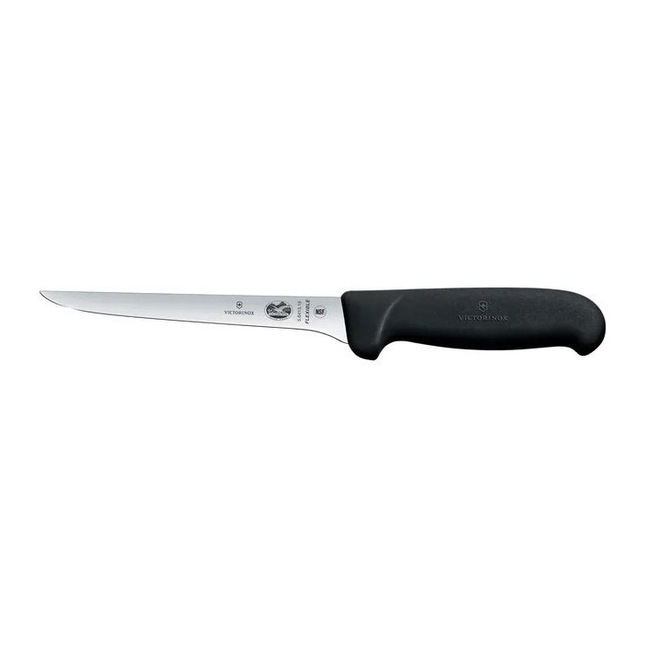 Nóż do trybowania, Victorinox, czarny, (L)287mm | 5.6413.15 hendi