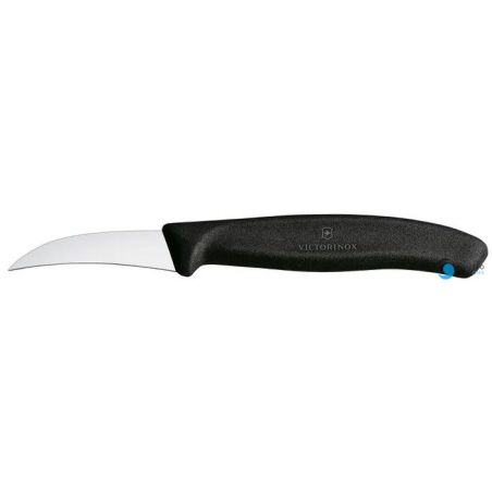 Victorinox Swiss Classic Nóż do jarzyn, zagięty, 6cm, czarny 