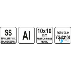  TARCZA  FRYTKA 10 X 10 MM DO SZATKOWNICY DO WARZYW YG-03100 | YG-03151 YATO