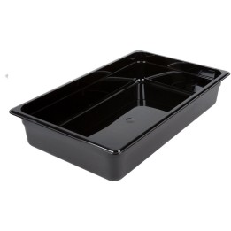 Pojemnik z poliwęglanu GN 1/1 wys. 10 cm czarny  - CAMBRO | CM-14CW110 TOM-GAST