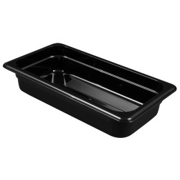 Pojemnik z poliwęglanu GN 1/3 czarny wys. 6,5 cm - CAMBRO | CM-32CW110  TOM-GAST