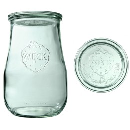 Słoik TULIP 1750 ml z pokrywą - op. 4 szt - WECK | WE-738-100P TOM-GAST