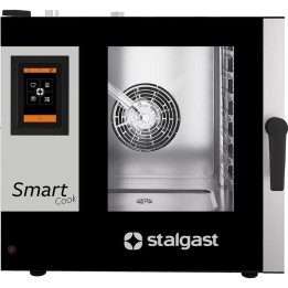 piec konwekcyjno-parowy, STALGAST SmartCook, dotykowy, gazowy, 7xGN1/1, P 14 kW