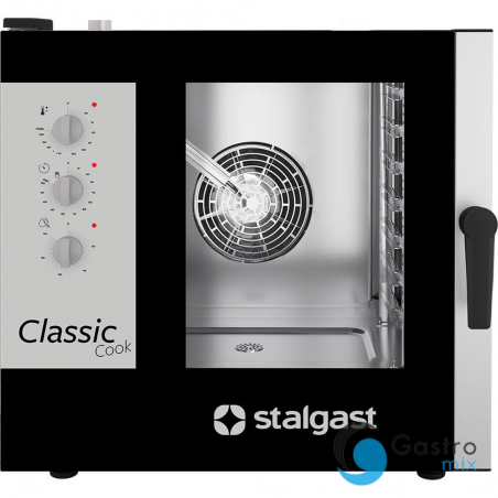 piec konwekcyjno-parowy, STALGAST ClassicCook, manualny, 7xGN1/1, P 10.2 kW 
