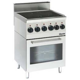 Kuchnia ceramiczna  600, szer.600 4 pola PEl| 132870 bartscher