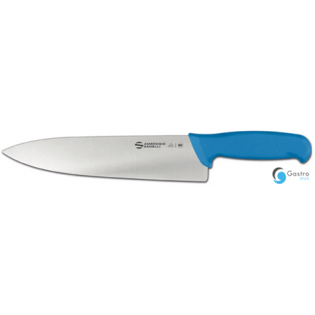Nóż rzeźniczy Supra Colore, Ambrogio Sanelli, niebieski, (L)390mm | S349.024L HENDI 
