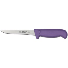 Ambrogio Sanelli Supra Colore, nóż do trybowania, wąski, FIOLETOWY, 14 cm | S307.014P HENDI