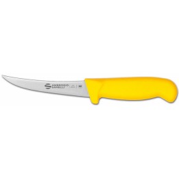 Ambrogio Sanelli Supra Colore, nóż do trybowania, zakrzywione, ŻÓŁTY, 13 cm | S301.013Y HENDI