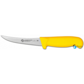 Ambrogio Sanelli Supra Colore, nóż do trybowania, zakrzywione, ŻÓŁTY, 13 cm | S301.013Y HENDI