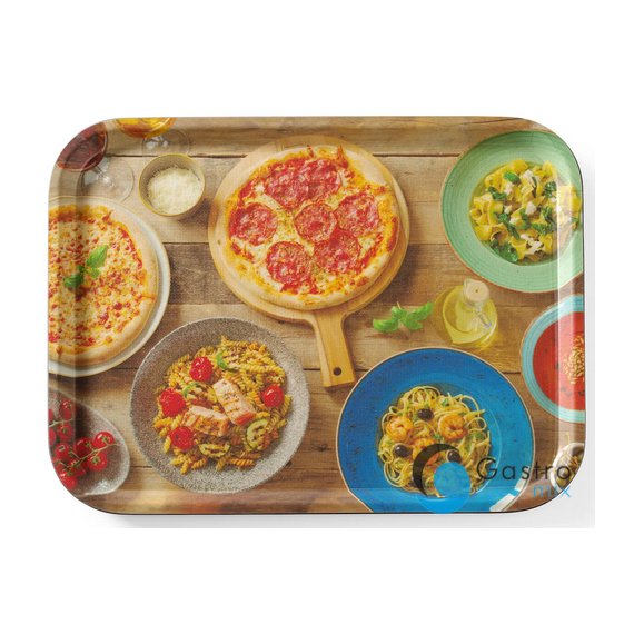 Taca do serwowania tasty pizza&pasta, 330x430 mm, antypoślizgowa | 508015 HENDI 
