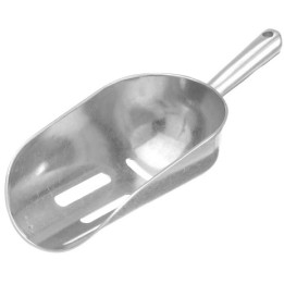 Szufelka barmańska aluminiowa z otworami, 0,35L, 220x80mm | 521434 HENDI