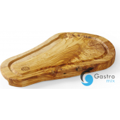 Deska do serwowania z drewna oliwnego, z rowkiem | 505199 HENDI