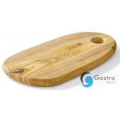 Deska do serwowania z drewna oliwnego, z otworem | 505229 HENDI