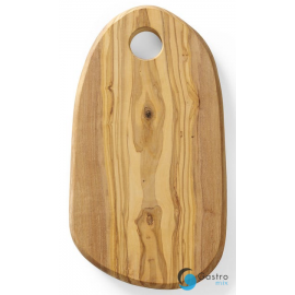 Deska do serwowania z drewna oliwnego, z otworem | 505229 HENDI
