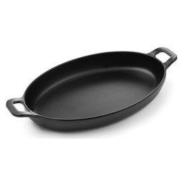 RONDELEK CZARNY LITTLE CHEF OWALNY 263x140mm | 564554 FINE DINE