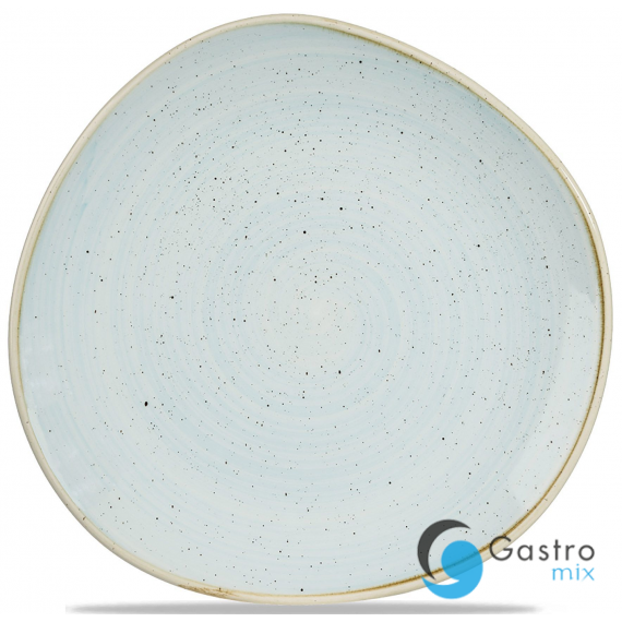 Talerz płytki o organicznym kształcie Stonecast Duck Egg Blu 286 mm | SDESOG111 FINE DINE 