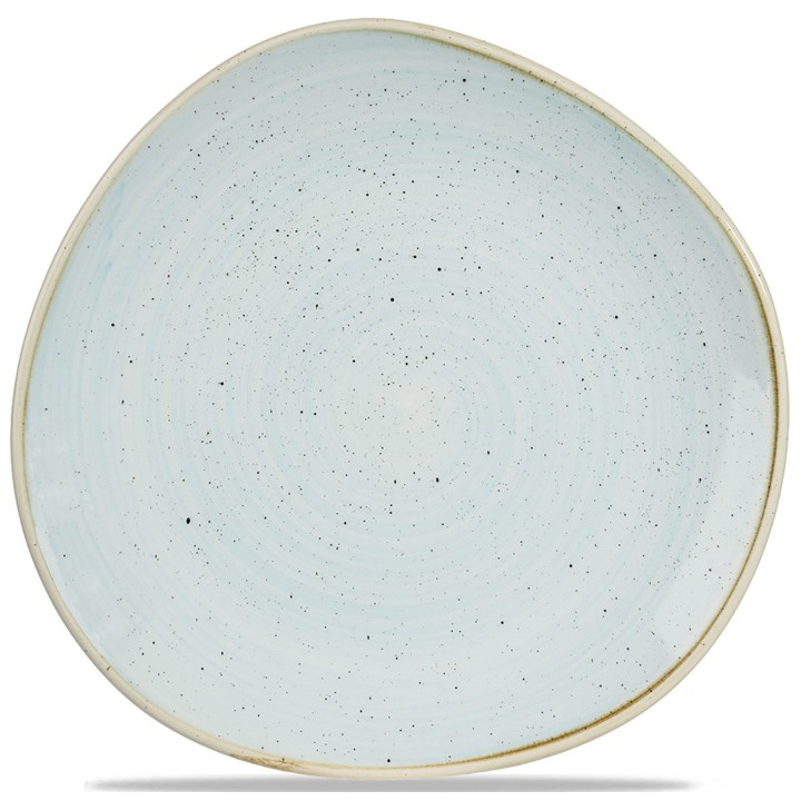 Talerz płytki o organicznym kształcie Stonecast Duck Egg Blu 264 mm | SDESOG101 FINE DINE