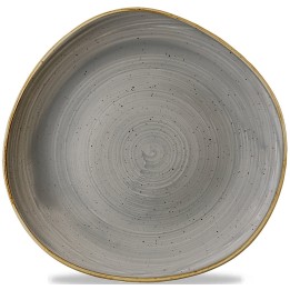 Talerz płytki o organicznym ksztalcie Stonecast Peppercorn Grey 286 mm | SPGSOG111 FINE DINE