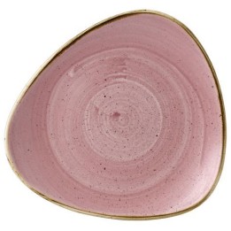 Talerz trójkątny 229 mm Stonecast Petal Pink  | SPPSTR91 FINE DINE