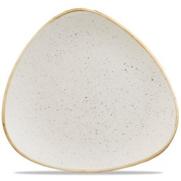 Talerz trójkątny 229 mm Stonecast Barley White  | SWHSTR91 FINE DINE
