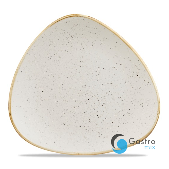 Talerz trójkątny 229 mm Stonecast Barley White  | SWHSTR91 FINE DINE 