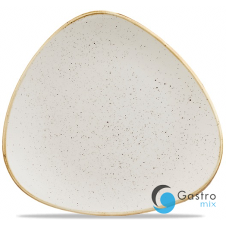 Talerz trójkątny 229 mm Stonecast Barley White  | SWHSTR91 FINE DINE 