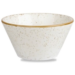 Miska konikalna 340 ml Stonecast Barley White | SWHSZE121 FINE DINE