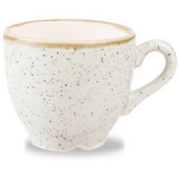 Filiżanka espresso 90 ml Stonecast Barley White | SWHSCEB91 FINE DINE
