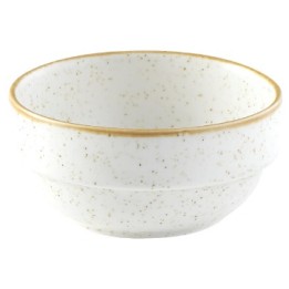 Miska sztaplowana Stonecast Barley White 115x(H)55 mm | SWHSVB141 FINE DINE
