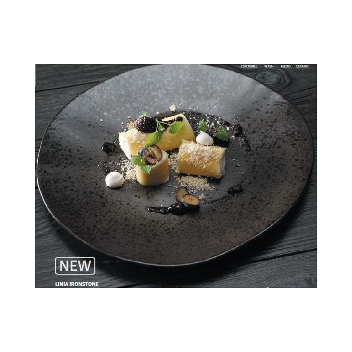 Talerz z wysokim rantem 300mm Ironstone| 04SWA000017 FINE DINE