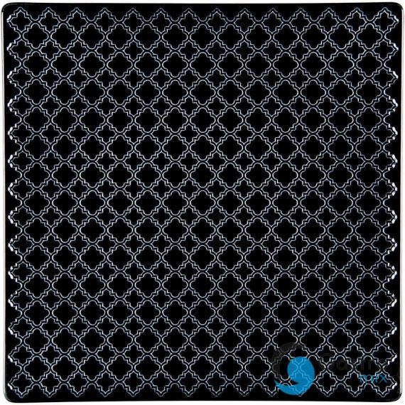 talerz płytki 305x305 mm, kolor czarny, Marrakesz| 390137 STALGAST 