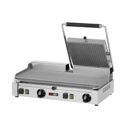 Grill kontaktowy podwójny ryflowany PD - 2020 RSP | REDFOX 00007918