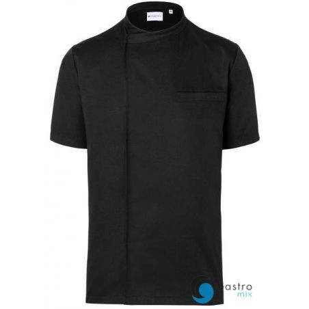 Kucharska koszula Basic, krótki rękaw ROZMIAR L   CZARNA| BJM3 KARLOWSKY 