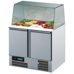 Saladetta z nadstawka szklana GN 1/1 | AKT SA795 00EV RILLING
