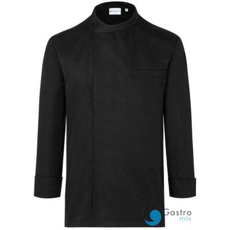 Koszula szefa kuchni z długim rękawem czarna ROZMIAR XL | BJM4 KARLOWSKY 
