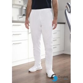 Wsuwane spodnie Essential, z ekologicznego  materiału  ROZMIAR XL BIAŁE | HM14 KARLOWSKY