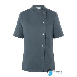Damska kucharska bluza Greta ROZMIAR 38 (większe S) ANTRACYT | JF4  KARLOWSKY