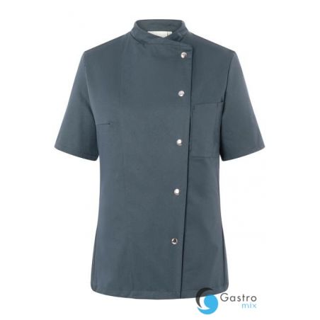 Damska kucharska bluza Greta ROZMIAR 38 (większe S) ANTRACYT | JF4  KARLOWSKY 