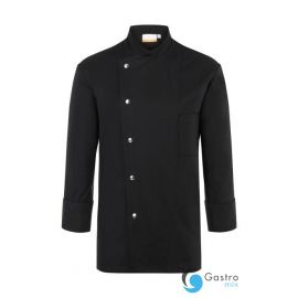 Męska kucharska bluza Lars ROZMIAR 50  ( większe M ) czarna | JM14  KARLOWSKY