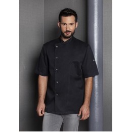 Męska kucharska bluza Gustav ROZMIAR 52 (małe L) czarna | JM15  KARLOWSKY