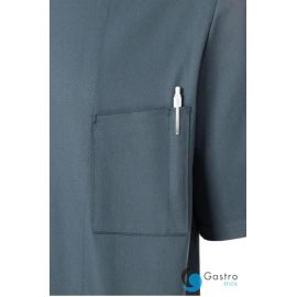  Męska kucharska bluza Gustav ROZMIAR  52  ( małe L ) antracyt | JM15  KARLOWSKY