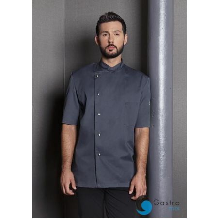 Męska kucharska bluza Gustav ROZMIAR  52  ( małe L ) antracyt | JM15  KARLOWSKY 