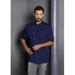 Męska kucharska bluza Gustav ROZMIAR  54  ( większe L ) granatowa | JM15  KARLOWSKY
