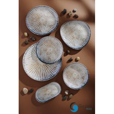 Talerz płytki Ammonite 21 CM | 200193 FINE DINE 