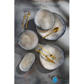  Talerz płytki Ammonite 21 CM | 200193 FINE DINE
