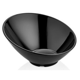 Miska skośna z melaminy, czarna, 262x(h)138 mm |  779675 FINE DINE
